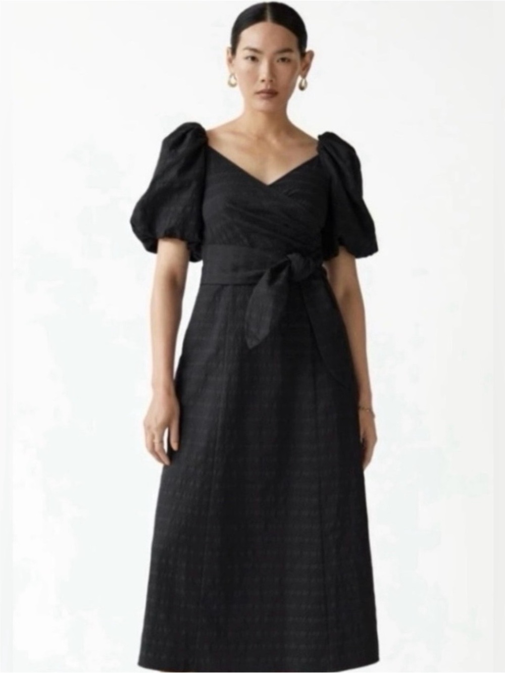 & Other Stories Black
Midi Dress Size 12